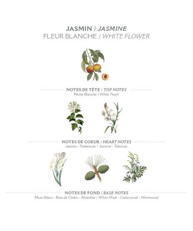 Panier des Sens Jasmine Hand Cream - 2.6floz/75ml - Moisturizing Mask with Olive and Almond Oil - Made in France - 96% Natural Ingredients - Buy Online on GoSupps.com