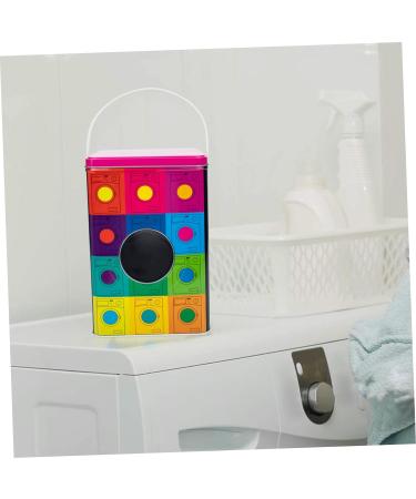 Alipis 3pcs Washing Storage Bucket Containers with Lids Laundry Beads Container Laundry Bin Detergent Dispenser Guest Bathroom Wrought Iron Laundry Tub Laundry Detergent - Buy Online on GoSupps.com