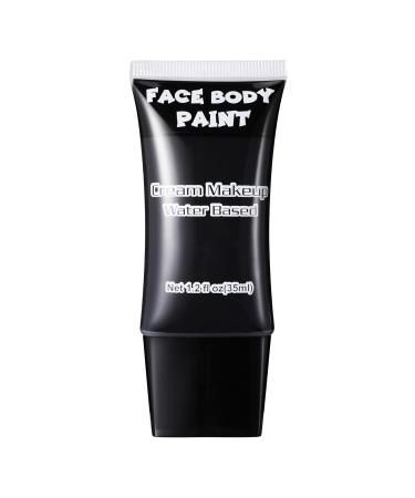 CCbeauty Black Face Paint - Professional Cream Makeup Kit for Halloween Cosplay & SFX - Water-Based Full Coverage for Clowns Jokers Zombies & More - Buy Online on GoSupps.com