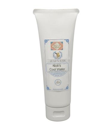Lu Lu's Suds Handmade All Natural Goat Milk Moisturizing Body Lotion (4oz Nick's Cool Water)