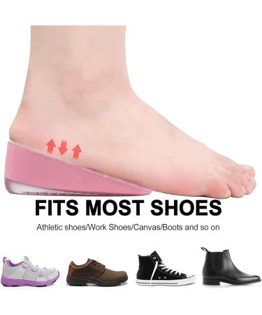 Correct Position Heel Lift Inserts - 1 Height Pink - Heel Cushioning for Spurs, Pain, Plantar Fasciitis - Buy Online on GoSupps.com