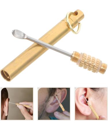 TEMPNAP Portable Titanium Alloy Ergonomic Ear Wax Cleaner Tool Safe Reusable Earwax Remover for Adults Material - Buy Online on GoSupps.com