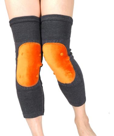 High-Quality Cashmere Knee Brace for Men & Women | Tourmaline Magnetic Therapy | Warm Thermal Leg Support for Skiing Running & Cycling | Pain Relief Knee Warmers - Buy Online on GoSupps.com