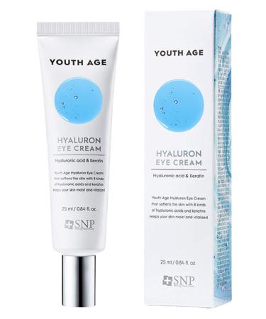 SNP Hydrating Eye Cream with Hyaluronic Acid  Lightweight Eyes Serum to Moisturizes & Smooth Fine Lines and Hydrate Eye Area  Suitable for Sensitive Skin - 25ml