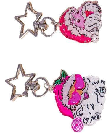 Shop VSilay Lianxue Multi-Colored Acrylic Santa Claus Key Pendant - Stylish Christmas Keychain & Bag Decoration - International Shipping Available - Buy Online on GoSupps.com