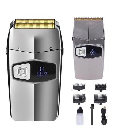 2 in 1 Electric Foil Shaver and Trimmer for Men Waterproof Electric Razor Mens Beard Shaver Mens Electric Shavers with Beard Trimmer Mens Grooming Kit Cordless Rechargeable Wet/Dry Mens Shaver
