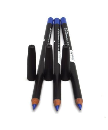 Royal Blue Professional Ultra Fine Eyeliner Pencil  Creamy  Ultra-pigmented  Long-lasting Creates Defined Lines Professional Makeup  Set of 3  Italia