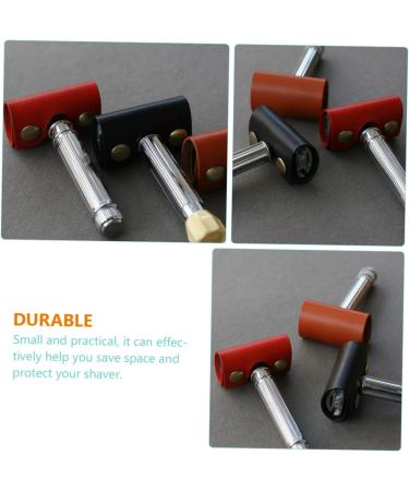 Fomiyes 6-Pack Men's Razor Set | Travel-Ready Artificial Leather Shaving Kit | Body & Beard Razor with Storage | Black Pocket Size - Buy Online on GoSupps.com