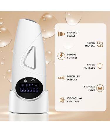 IPL Hair Removal Device with 5 Energy Levels & Cooling System | 999 999 Pulses | LED Display | Best Gifts for Women - Buy Online on GoSupps.com