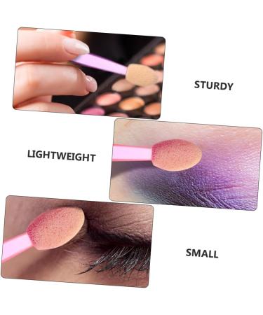 Mipcase 50pcs Double Ended Eyeshadow Brush Eye Shadow Makeup Brush Woman Makeup Tools Plastic Rod Girl - Buy Online on GoSupps.com