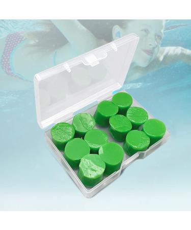Buy Soft Clay Ear Plugs for Sleeping - 12pcs Lightweight Noise Reduction (0.8cm) - Green - Buy Online on GoSupps.com