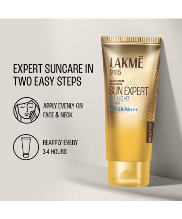 Buy Lakme Sun Expert SPF 50 PA+++ Ultra Matte Gel 100 ml - Best Sunscreen for Oily Skin | International Shipping Available - Buy Online on GoSupps.com