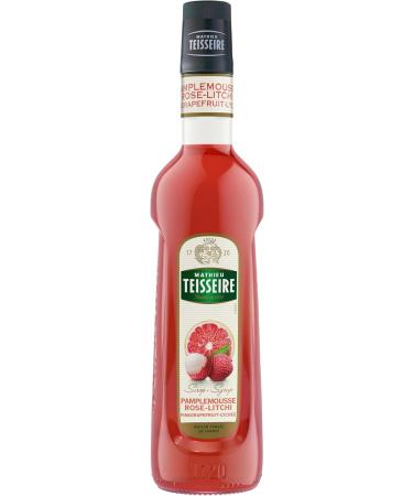 Pink Grapefruit Syrup - Litchi Mathieu Teisseire for drinks cocktails with or without alcohol soft drinks teas 70cl bott - Buy Online on GoSupps.com