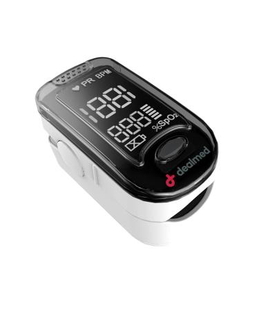 Dealmed Portable Fingertip Pulse Oximeter | Batteries and Lanyard Included
