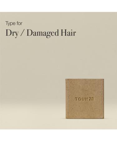 TOUN28 Vegan Hair Shampoo Bar for Dry & Damaged Hair | Biotin Collagen Silicone-Free Floral Scent - Eco-Friendly 100g - Buy Online on GoSupps.com