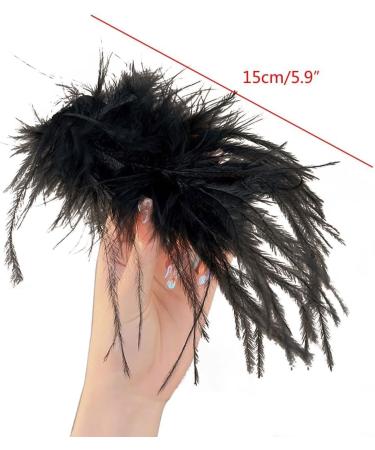 JSGHGDF Hair Clip 1920s Snap Hair Clip Hair Clamps Barrettes for Womens Large Headpieces Black - Buy Online on GoSupps.com