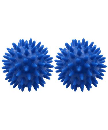 Vereen 2pcs 6cm massage balls hedgehog knob ball massage balls therapy ball massage ball