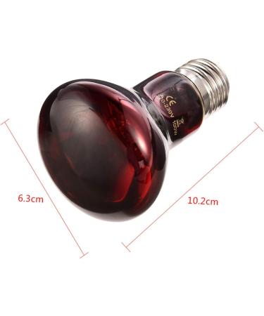 E27 Reptile Light Bulb Amphibians Basking Bulbs Heat Lamps Reptile Heat Light Far-Infrared Basking Spot Lamp UVA Heat Lamp Bulb for Bearded Dragon Turtle Chickens Puppies 100W - Buy Online on GoSupps.com