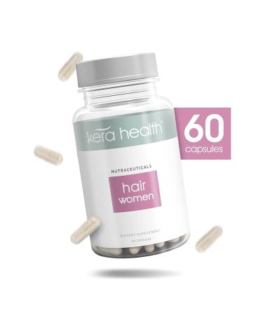 KeraHealth Women's Hair Growth Supplement with Zinc, Keratin, Biotin - 60 Capsules, Gluten-Free - Buy Online on GoSupps.com