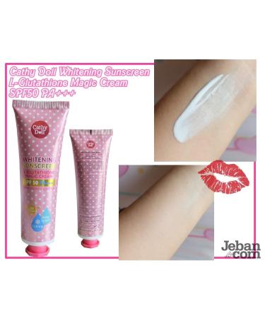 Cathy Doll L-Glutathione Magic Cream SPF 50 Whitening Sunscreen 138ml - Buy Online on GoSupps.com