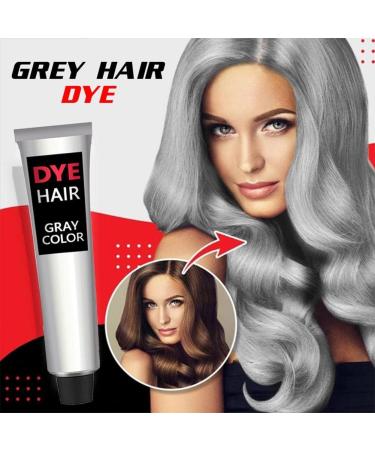  Zankie 1/3 Silver Grey Hair Colour with Gentle Natural Formula - 3.52 oz - Unisex Hair Products - Instant and Long Lasting Hair Colour - Buy Online on GoSupps.com