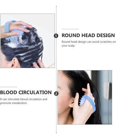 Magiclulu 9 StK Hair Wash Massage Comb - Multifunctional Cleaning Brush & Shampoo Tool for Relaxation | ABS Quality - Buy Online on GoSupps.com