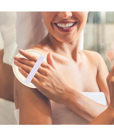 Sibba Loofah Body Scrubber - Exfoliating Mesh Pouf Sponge for Shower and Bath - White - Buy Online on GoSupps.com