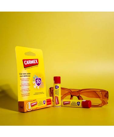  Carmex Carmex Sun Defence Tropical Lip Balm SPF30 4.2g - Buy Online on GoSupps.com