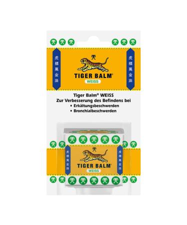 Tiger Balm White - natural balm in the event of colds & for promoting skin blood circulation - rubbed with high -quality essential oils - 19.4 g - Buy Online on GoSupps.com
