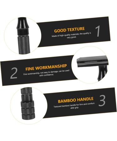 Angoily 3-Piece Portable Razor Set - Adjustable Aluminum Alloy Beard Holder - International Shipping - Buy Online on GoSupps.com