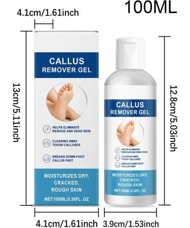  Byeaon Foot Callus Removal Gel Cracked Heel Relief Foot Moisturizing Gel Gentle Yet Powerful Formula Compact and Convenient 100g For Men and Women - Buy Online on GoSupps.com