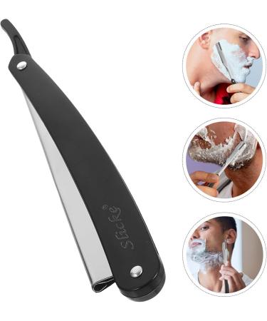 Beaupretty Heavy Duty Metal Barber Razor for Men - Black Single Edge Razor for Precision Shaving - Buy Online on GoSupps.com