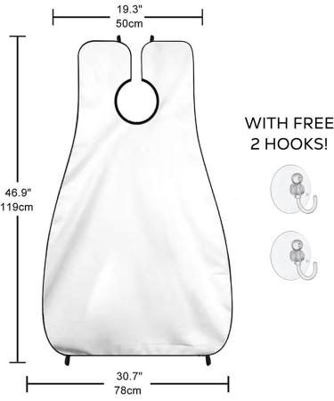 Beard Bib Apron - Waterproof Hair Catcher for Easy Grooming | Best Gifts for Men | Swift Pick - Buy Online on GoSupps.com