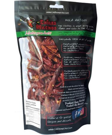 Dried Arbol Chili Pepper Grade A 114Gr / 4Oz. by Chiles Machos - Buy Online on GoSupps.com