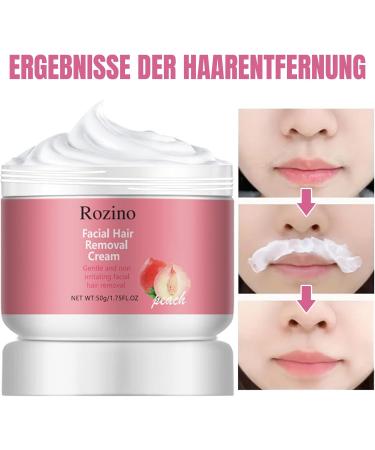 EONFAVE Facial hair remover for women fast gentle and effective depilatory cream for face hair removal in 5 minutes soothing and restorative depilatory cream for all skin types 50 g - Buy Online on GoSupps.com