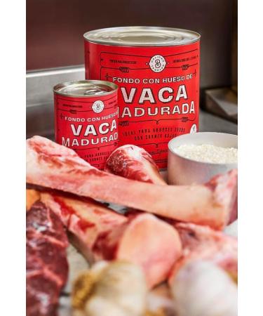 Beautifood Concentrated broth mature cow stock | Ideal for dry rice with red meat | 100% natural and gluten-free | 4 portions x can (contents per 400 g can) | 3 units - Buy Online on GoSupps.com