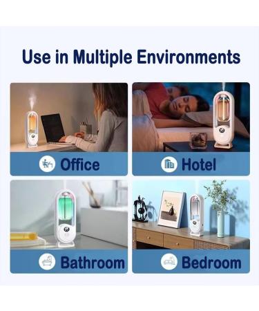 Buy Rechargeable Essential Oil Diffuser - Aromatherapy Diffuser with 5 Modes & Night Light for Home - International Shipping Available - Buy Online on GoSupps.com