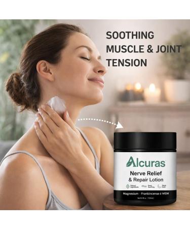 Alcuras Pain Relief Cream Alcuras Nerve Cream with Arnica & Magnesium for Knee Lumbar Neck Hand and Foot Natural Soothing for Joint - Buy Online on GoSupps.com