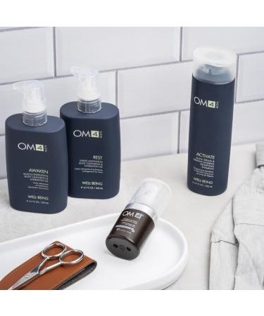 OM4 Activate Hair Densifying Shampoo - Black Spruce & Siberian Ginseng | Nourish & Stimulate for Fuller Hair - International Shipping Available - Buy Online on GoSupps.com