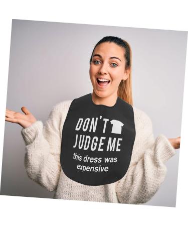 Elderly Bib Accessories for Men Adult Bibs for Men Custom Adult Bibs Crumb Catcher Bibs Reusable Adult1123 (Color : Black3 Size : 58X45CM) 58X45CM Black3 - Buy Online on GoSupps.com