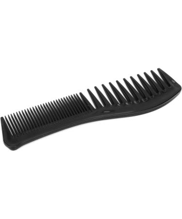 ZJchao Peigne Dents Larges Peigne Cheveux avec Dents de Double T te Grandes en Plastique pour un Usage Domestique et un Salon de Coiffure Professionnel (BLACK) Noir - Buy Online on GoSupps.com