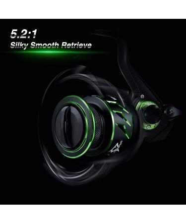 Piscifun Viper X Spinning Reel - Ultralight High Speed Fishing Reel 10+1BB Carbon Fiber 33 LB Max Drag - 500 Series - Buy Online on GoSupps.com