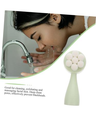Healeved Face Brush Face Exfoliator Facial Brush Tool Facial Cleansing Tool Manual Facial Brush Pore Deep Cleansing Brush Skin Care Brush Face Washing Cleaner Facial Cleansing Brush 12.5X5X5CM Green - Buy Online on GoSupps.com