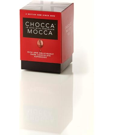Chocca Mocca- Dark Chocolate Espressos Chocolate Box Cube 110g Aromatic Coffee Beans Smothered in Dark Chocolate Deliciously indulgent Treat Great Gift Luxurious Quality Made in Great Britain Coffee Beans in Dark Chocolate - Buy Online on GoSupps.com