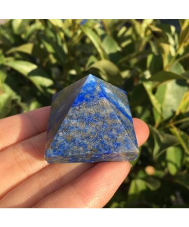 Natural Lapis Lazuli Quartz Crystal Pyramid Natural Stones and Minerals for Gift Suitable for Home Raw Stones and Minerals Stone Mineral Specimen - Buy Online on GoSupps.com