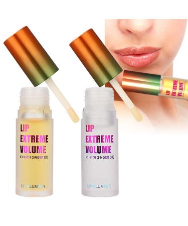 Lip Plumper Extreme Enhancer essential oil clear lip plump gloss fully hydrated sexy lips clear shade extreme lip plumper (for day + night)