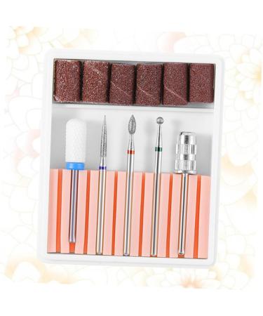 minkissy 1 Set Nail Drill Heads Pedicure Bits Nail File Bits Nail Art Equipment Electric Nail File Drill Bits Nail Drill Tool Manicure Tools Nail Drill Bits Nail Polish Grinding Head 6.5x5.5cm Pink - Buy Online on GoSupps.com