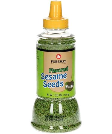 Foreway Wasabi Flavor Sesame Seeds 100g x 2 Units - Promo Pack - Buy Online on GoSupps.com