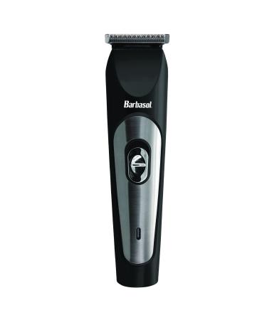 Barbasol Rechargeable Men s T-Blade Trimmer With Stainless Steel Blades 4 Guide Combs Included: 3mm 6mm 9mm 12mm Rechargeable 60 Minutes Of Shaving Time Easily Washable