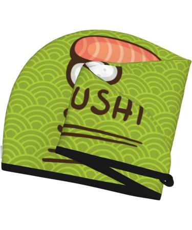 Fresh Sushi Microfiber Hair Towel Wrap - Super Absorbent Coral Velvet Quick Dry Cap for Long Curly & Thick Hair | Ideal for Women - Buy Online on GoSupps.com